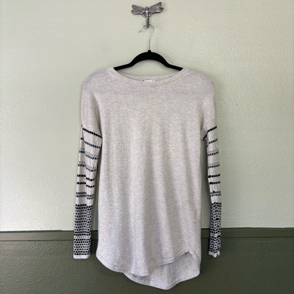 Smartwool Long‎ Sleeve Shadow Pine Grey Wool Blend Sweater XS